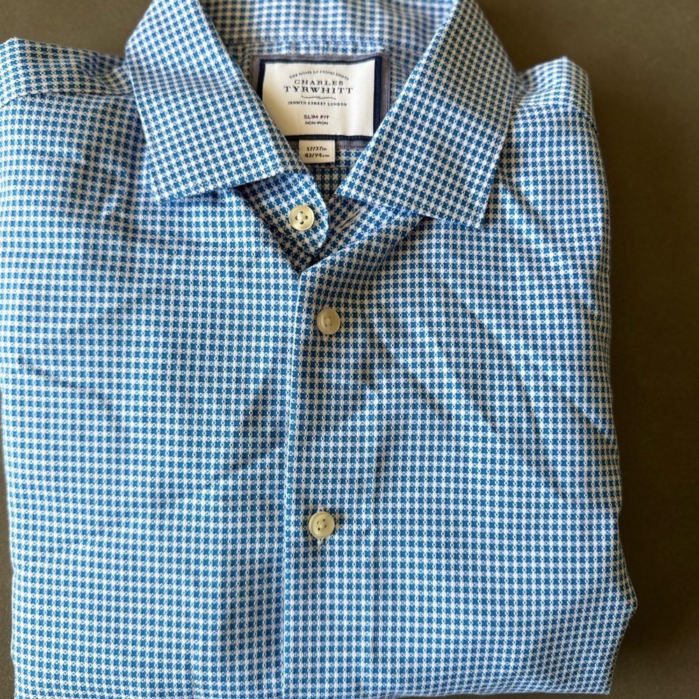 Charles Tyrwhitt Blue Dress Shirt